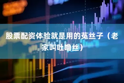 股票配资体验就是用的菟丝子（老家叫吐噜丝）